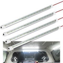 WELLUCK front view of slim 12V light bar showing compact design and bright output