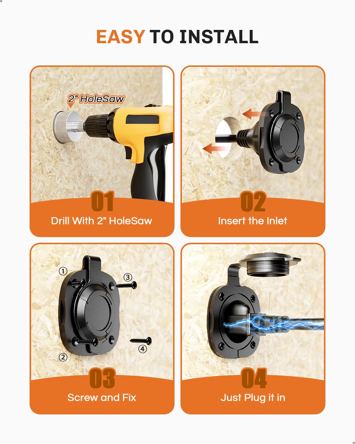 WELLUCK connected to generator illustrating compatibility and convenience benefit