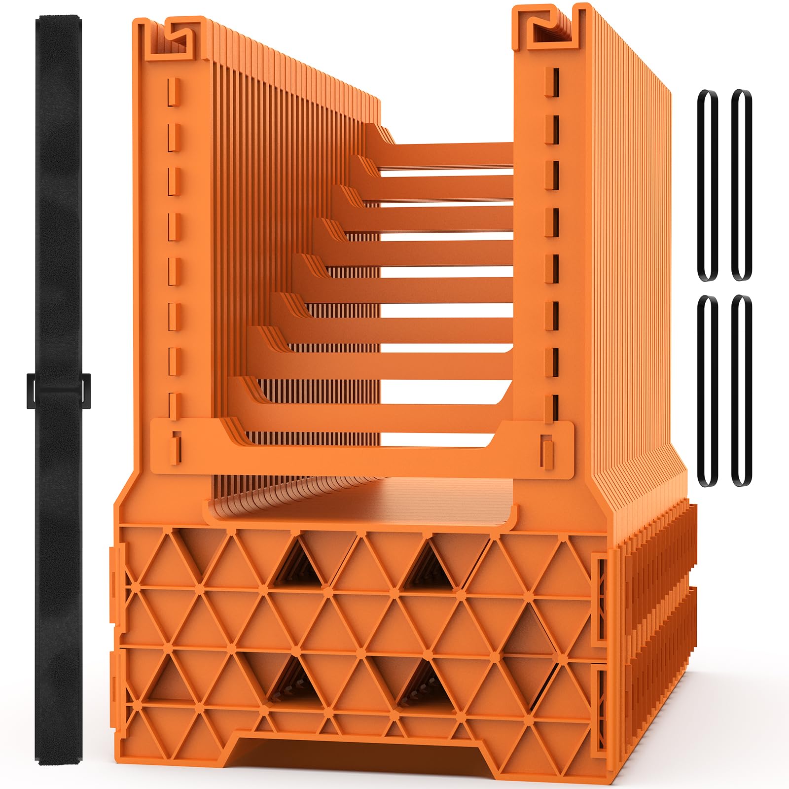 WELLUCK front view showing blaze orange support and ready-to-use benefit