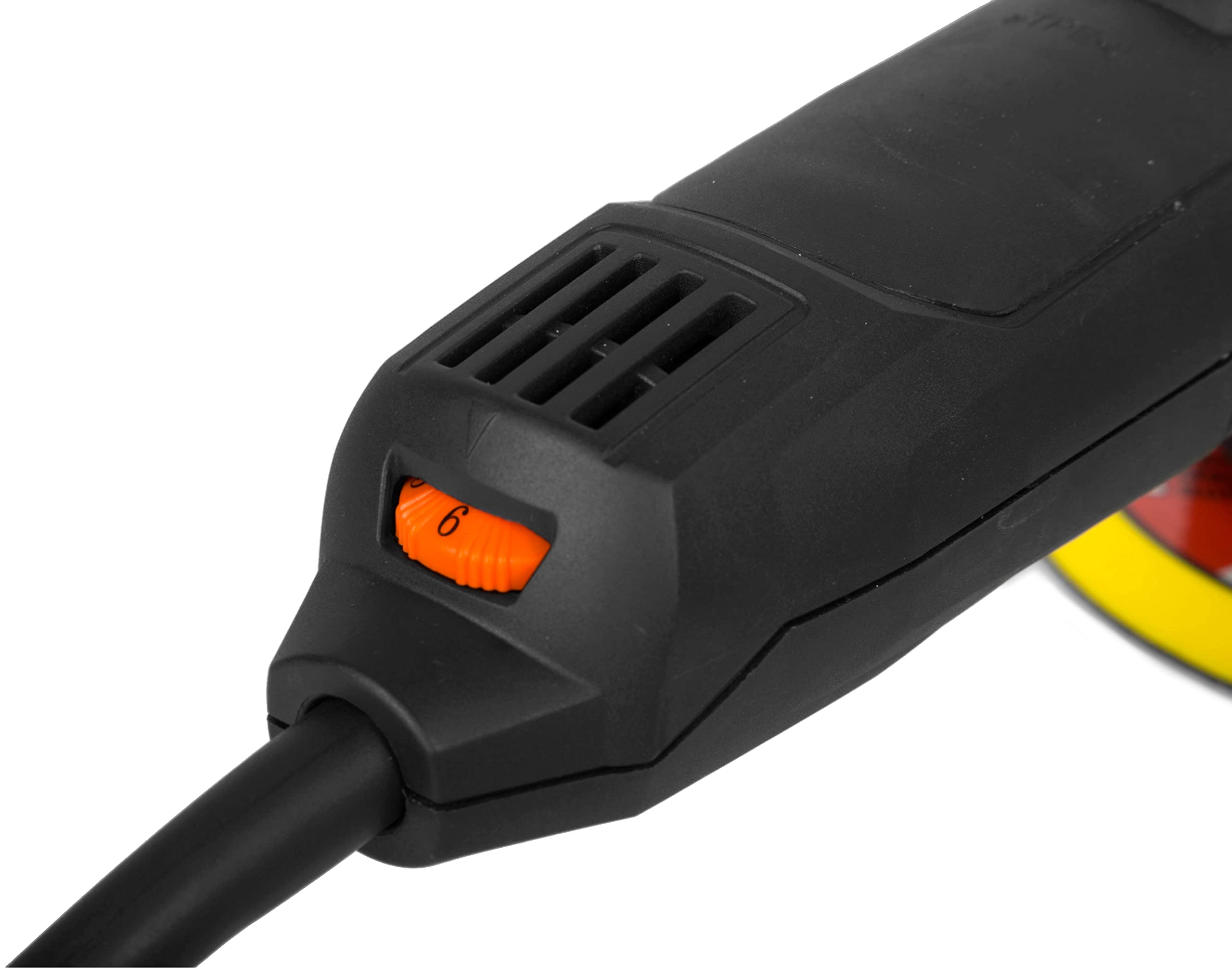 WEN hook-and-loop pad attachment close-up for fast pad changes and secure fit
