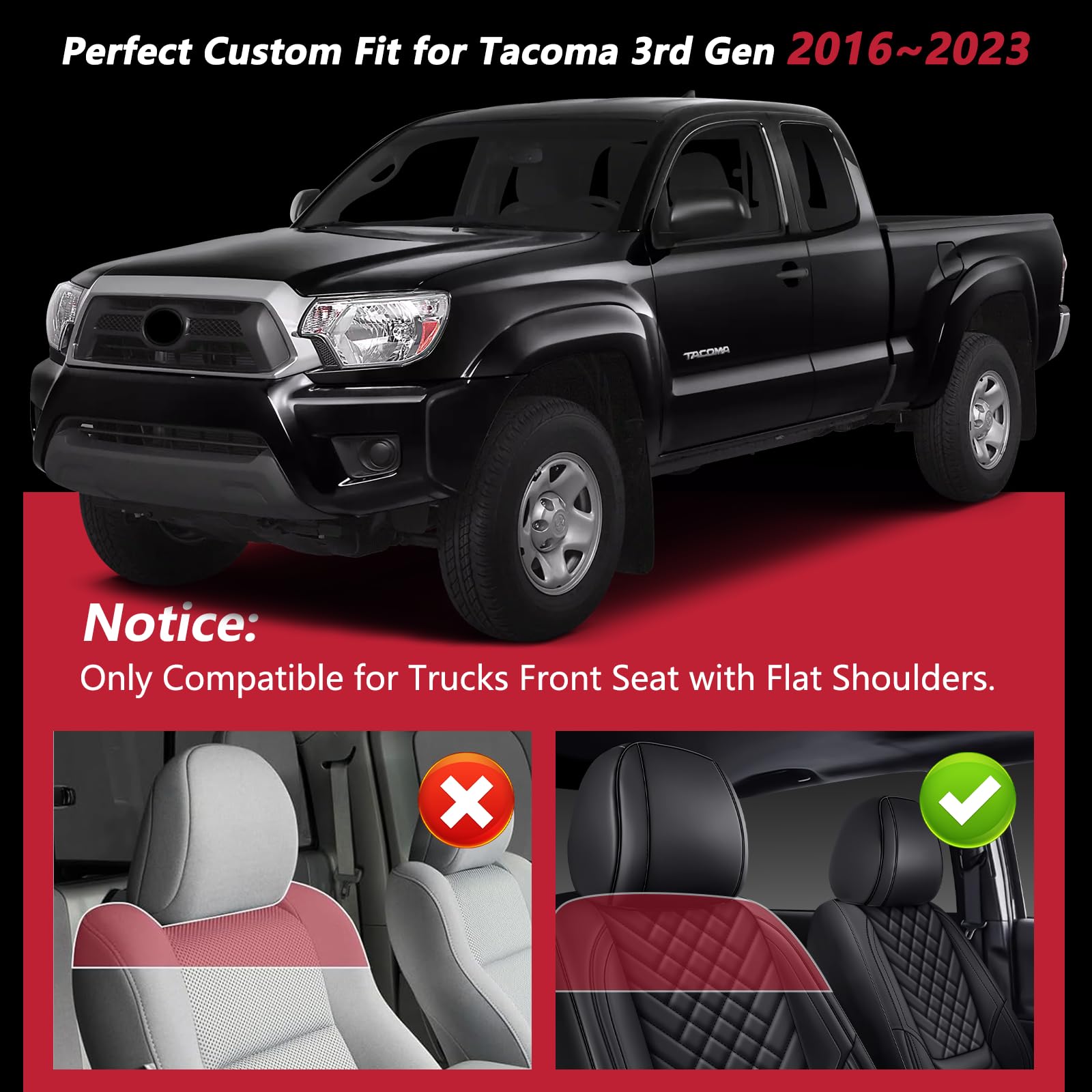 WENNFOUR seat covers in Tacoma lifestyle scene protecting seats during outdoor use