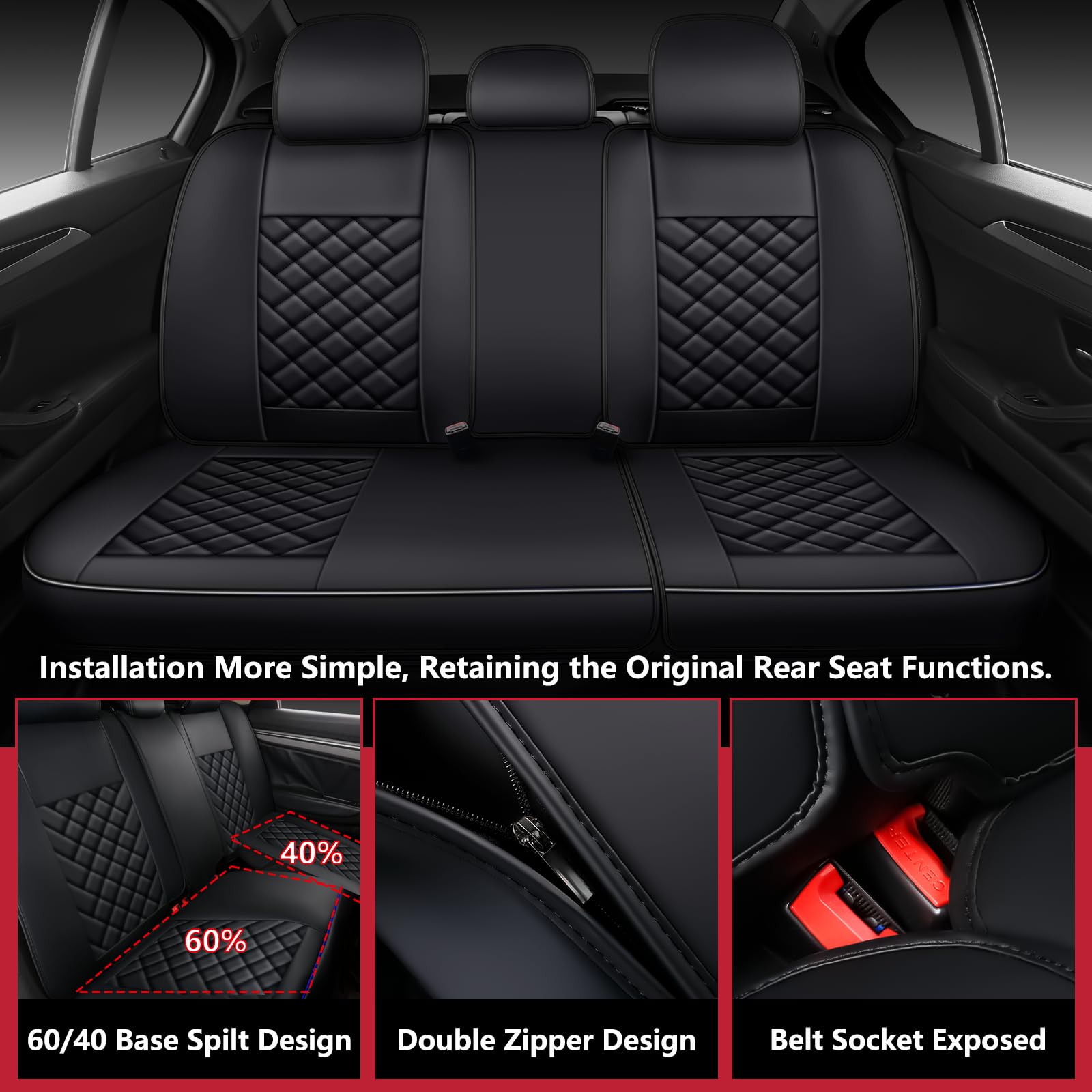WENNFOUR side view highlighting airbag-compatible seams and safety access