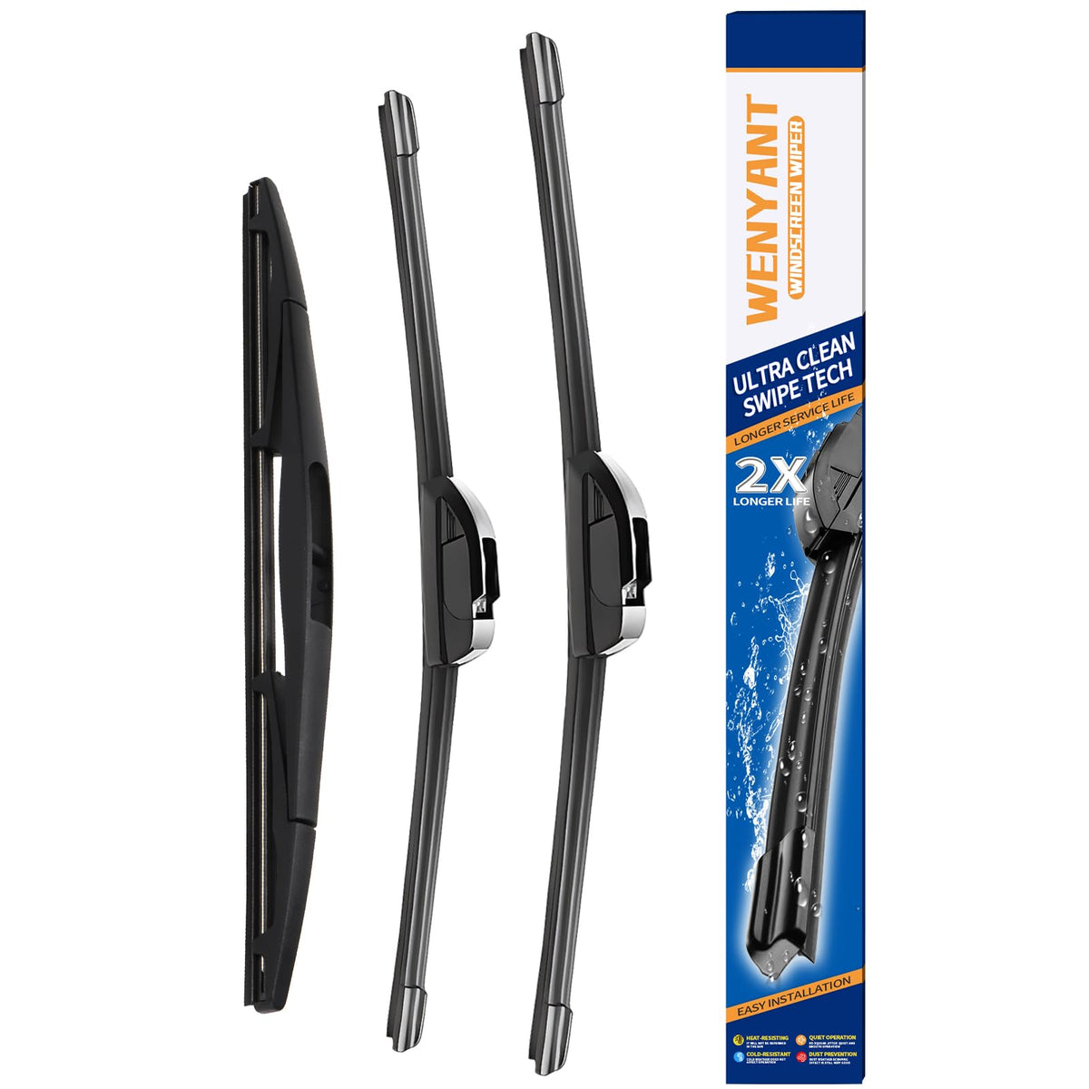 wenyant front blades packaging showing complete replacement set and fitment