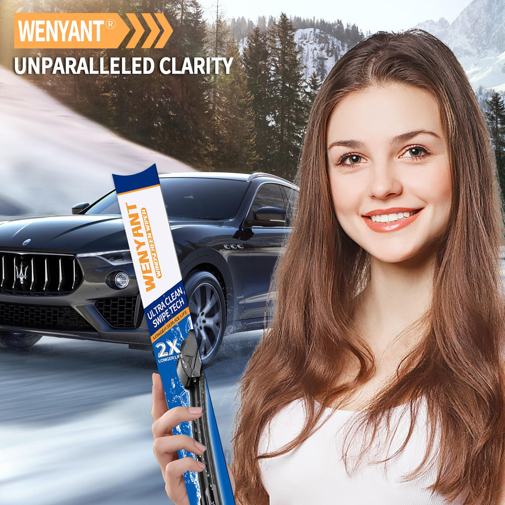 wenyant blades in driving scene illustrating clearer windshield visibility