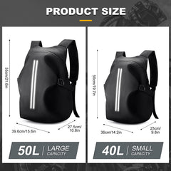 WEPLAN open main compartment reveals multiple pockets to organize gear