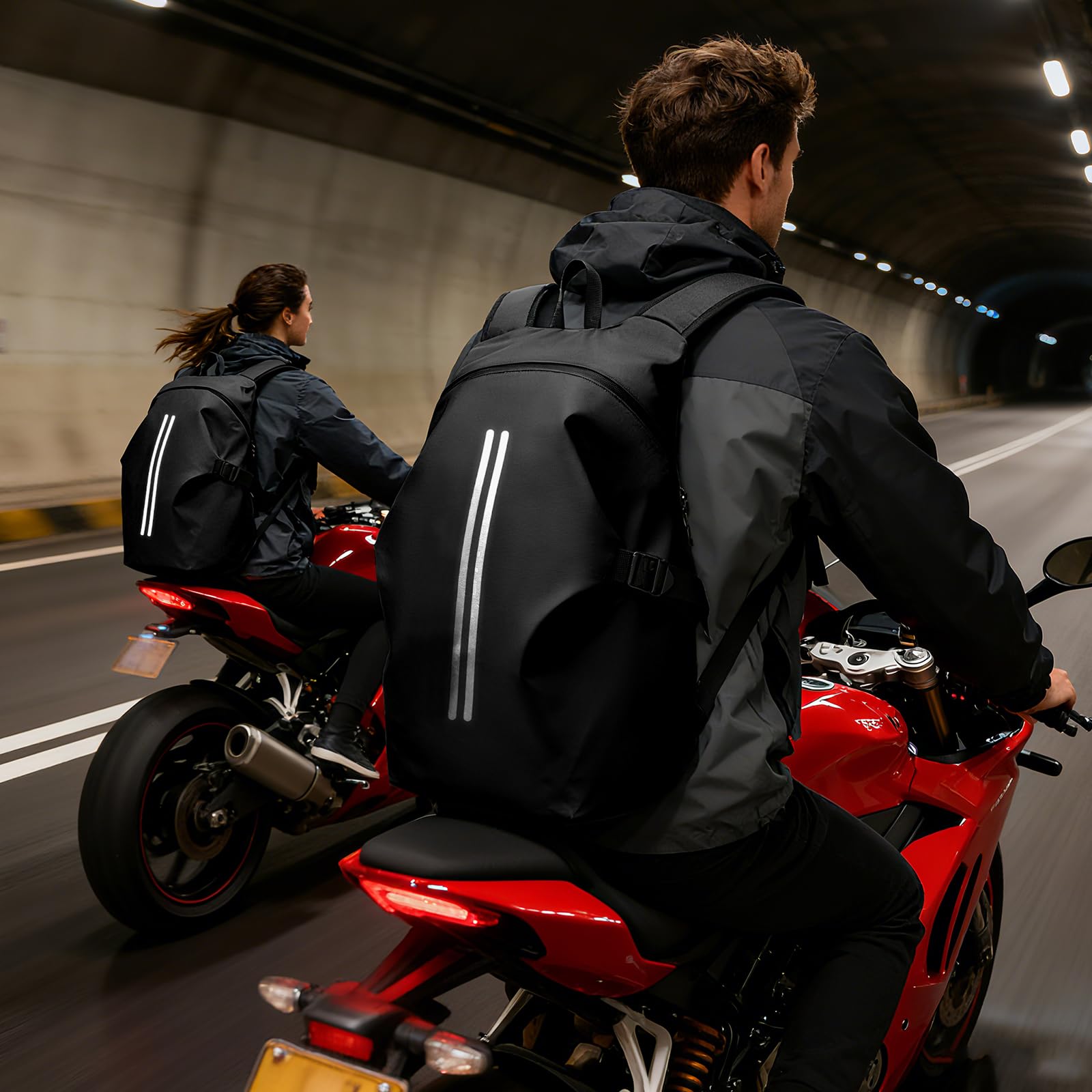 WEPLAN side profile highlighting backpack shape and capacity for secure carry