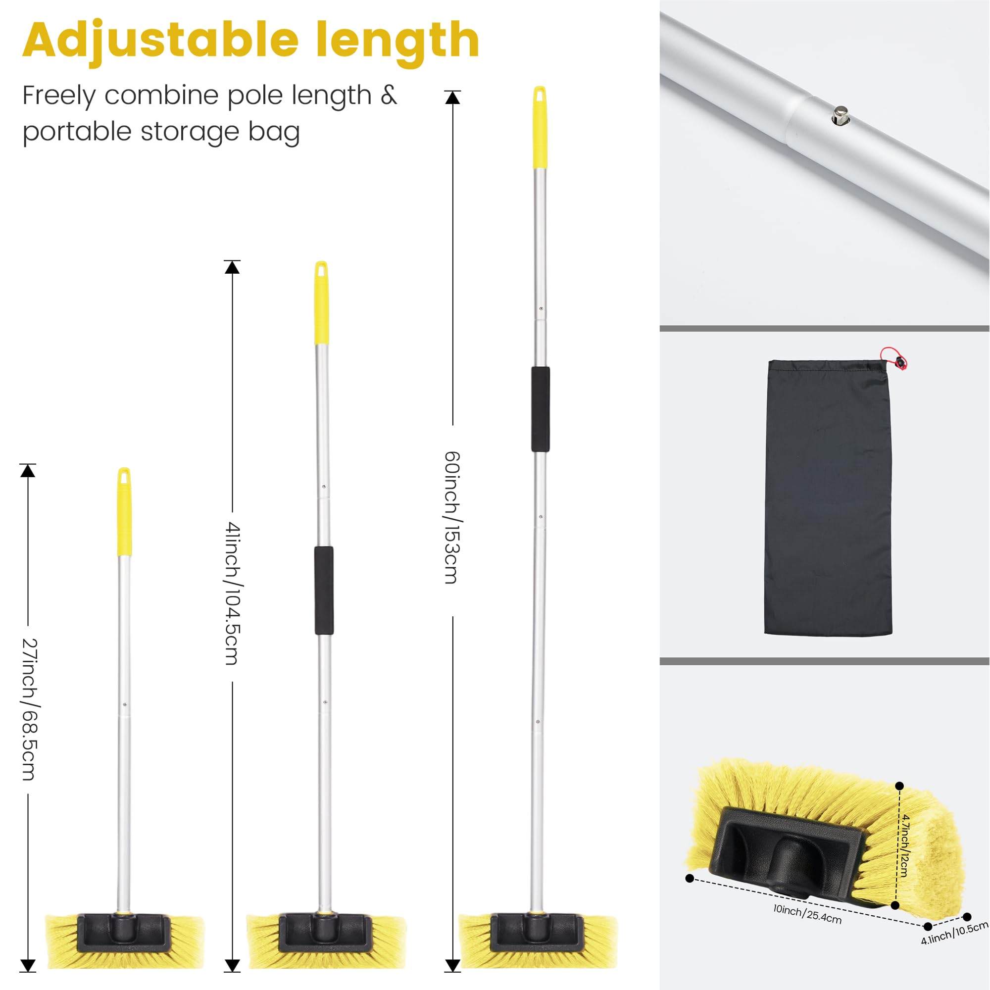 WESBRITE five-sided head angled to show coverage and efficient surface contact