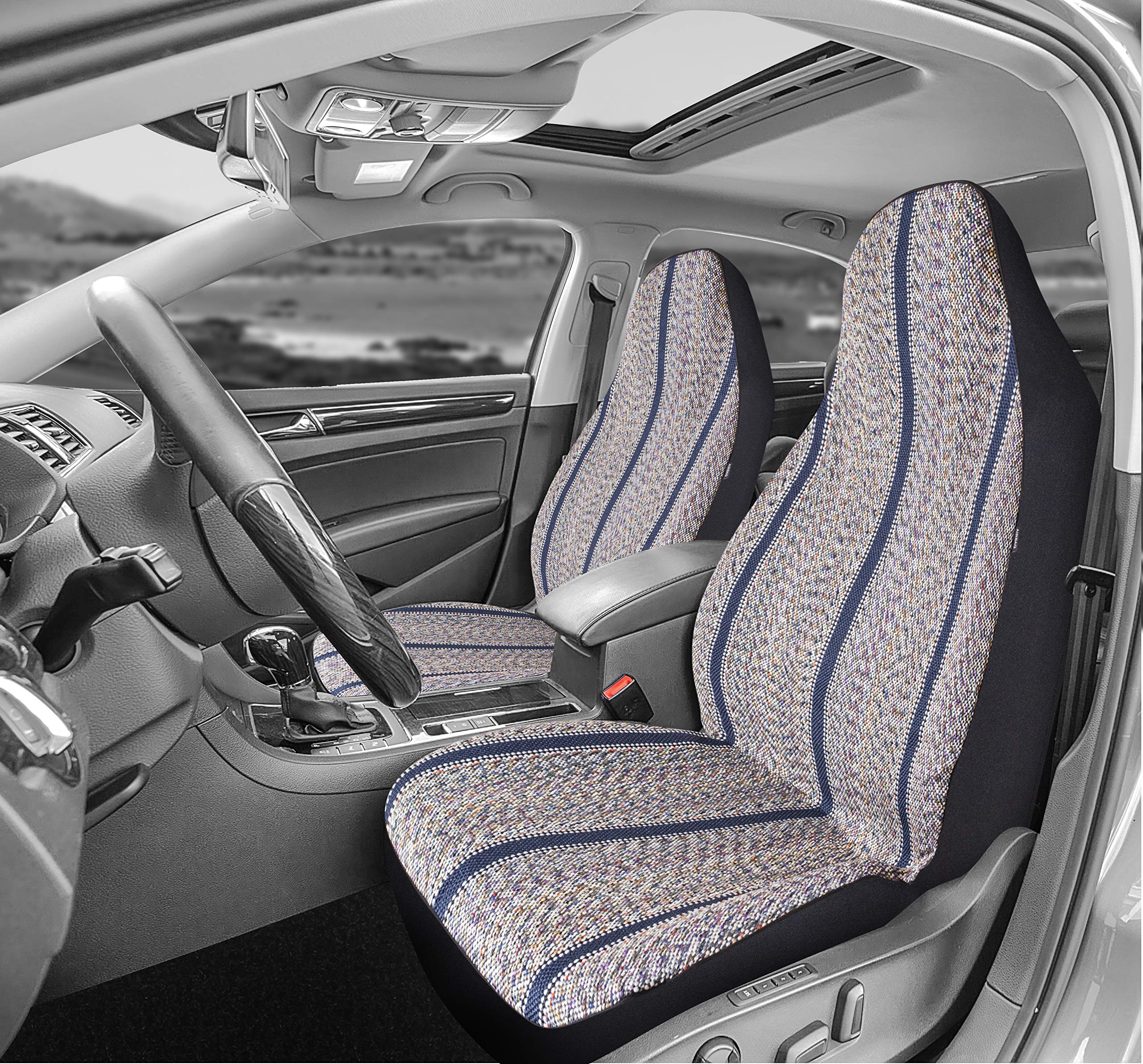 West Coast Auto close-up of woven Baja fabric texture highlighting durability
