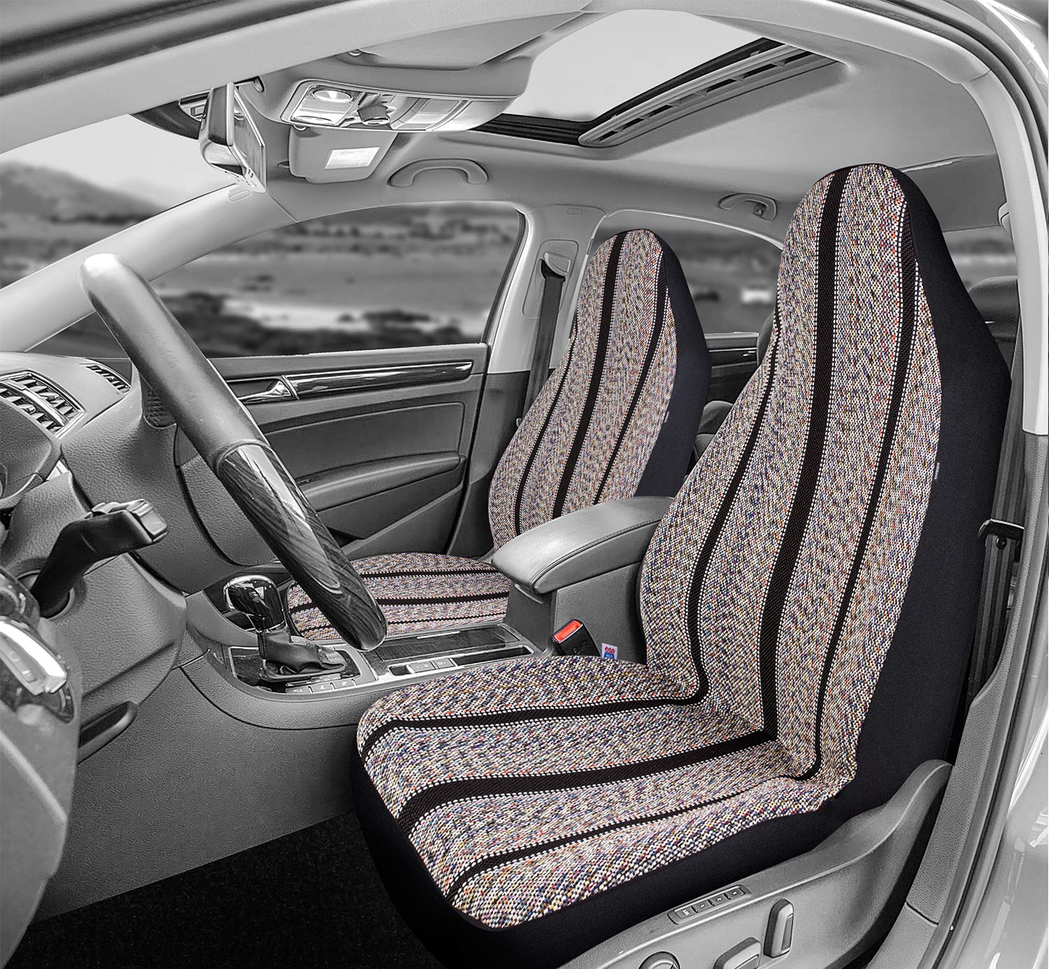 West Coast Auto close-up of woven Baja texture demonstrating durable finish