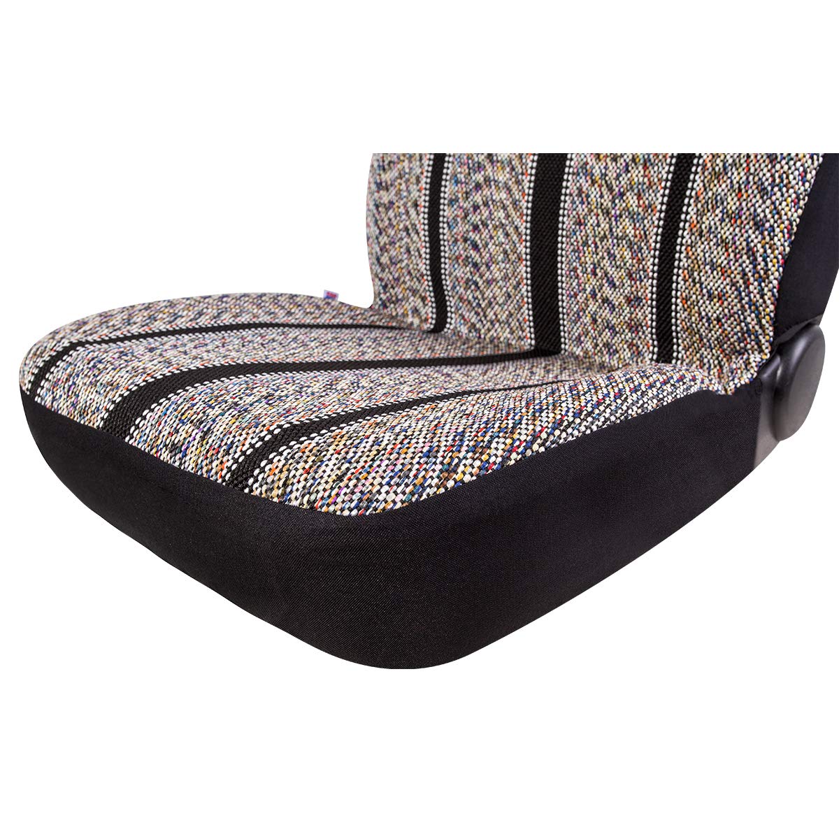West Coast Auto installed on a sedan seat illustrating universal fit