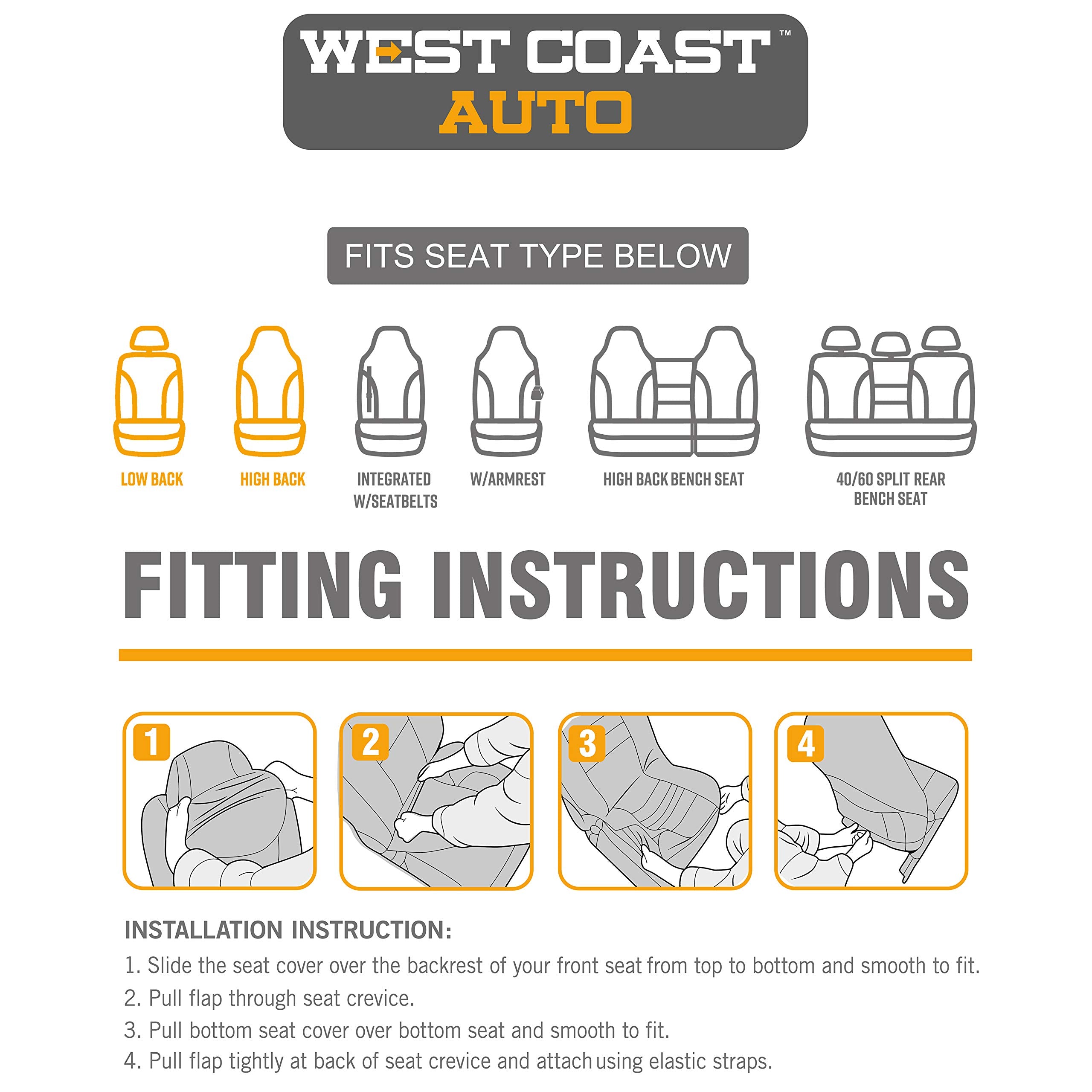West Coast Auto cover displayed next to ruler showing size and scale