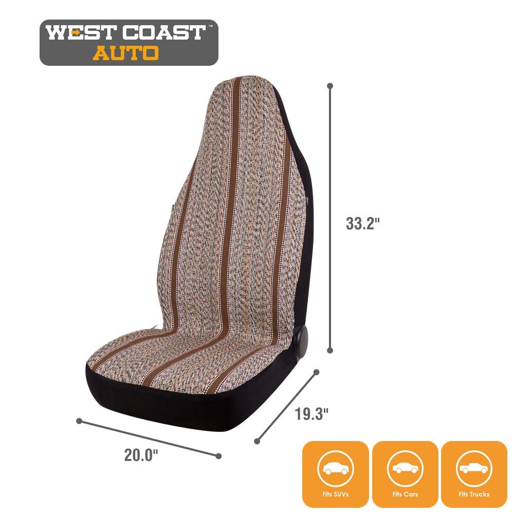 West Coast Auto adjustable strap and hook-and-loop fastener for secure fit