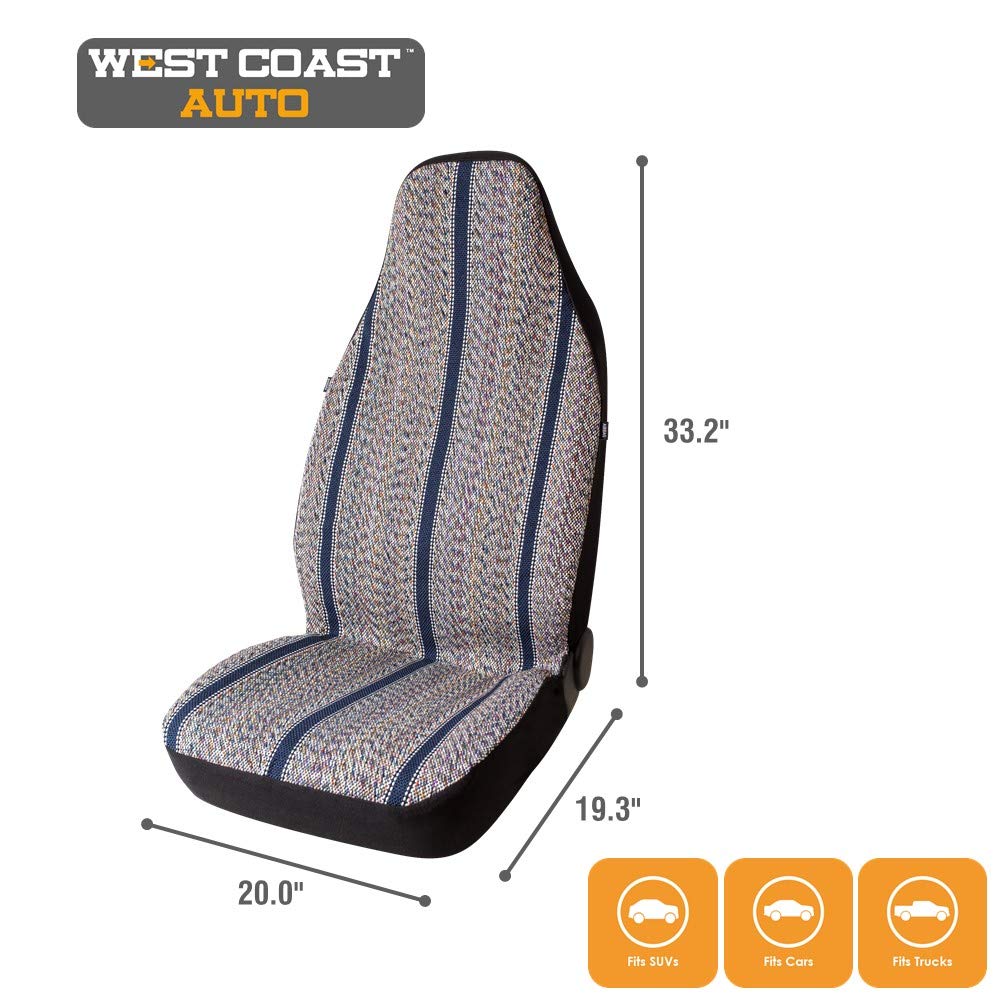 West Coast Auto view of straps and hook-and-loop fasteners for secure fit