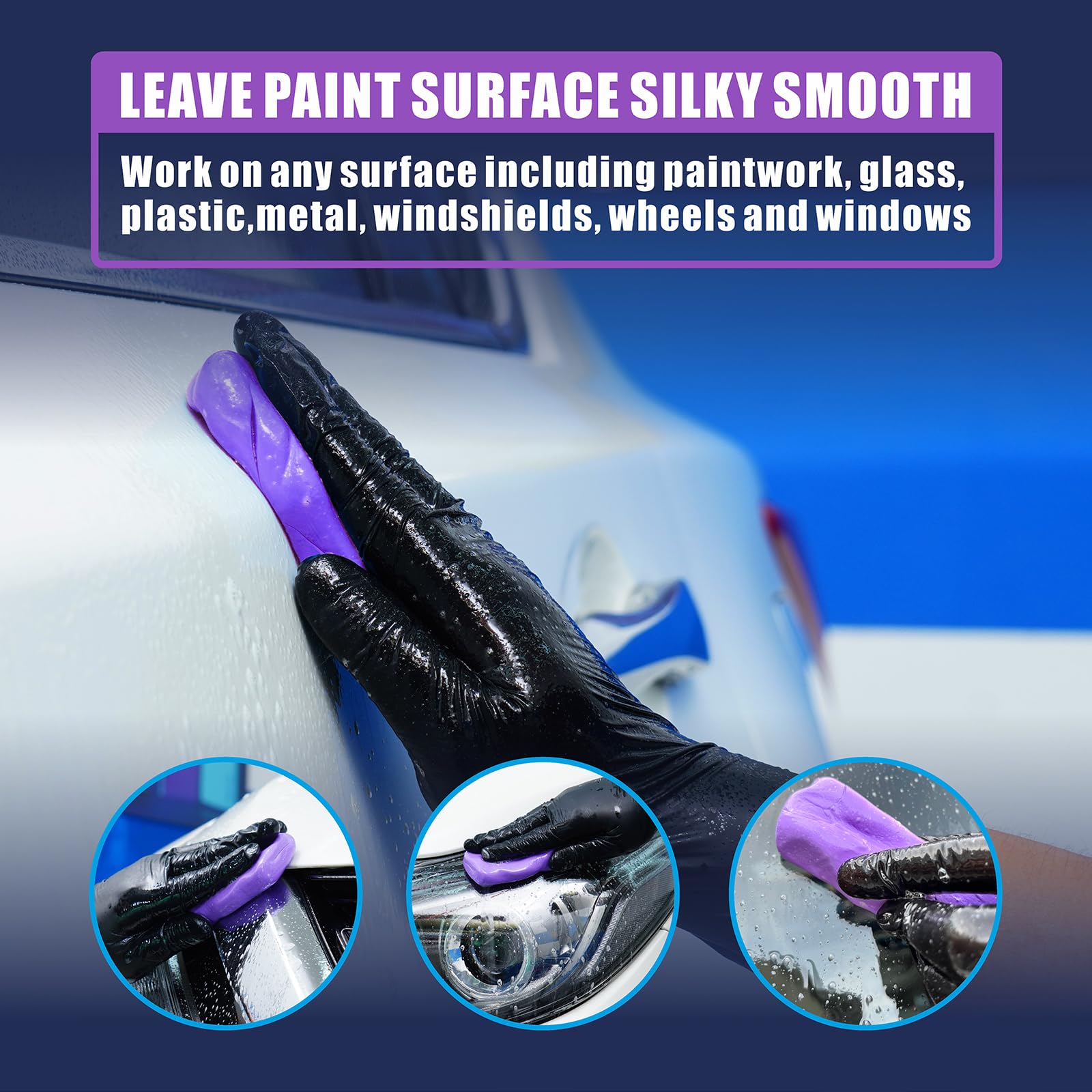WEST HORSE smooth painted panel after claying for improved gloss