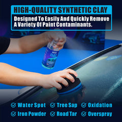 WEST HORSE close-up of textured synthetic clay surface for effective pickup
