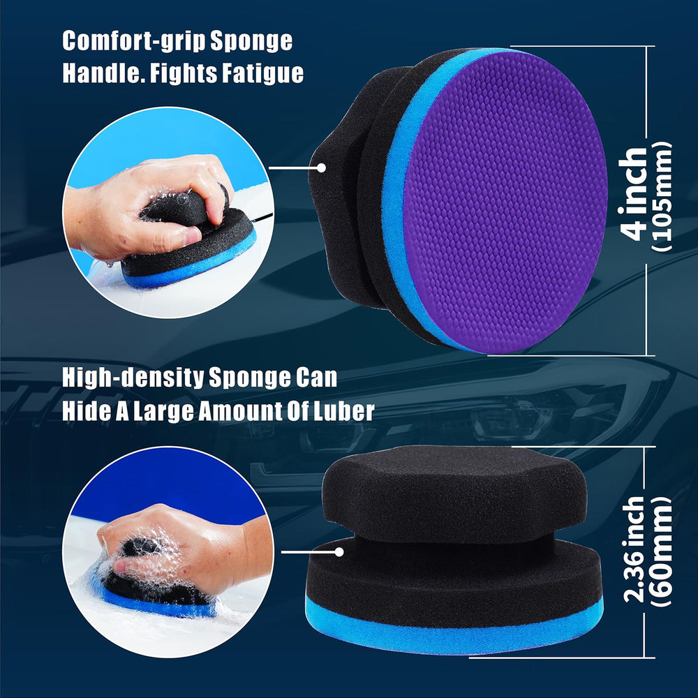 WEST HORSE two 4-inch pads side-by-side showing compact size and value