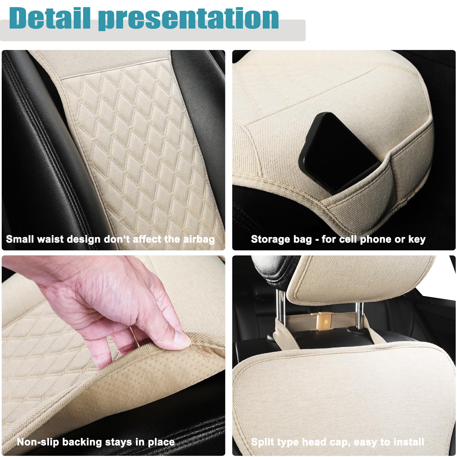 West Llama elastic strap and metal hook detail for fast, secure installation