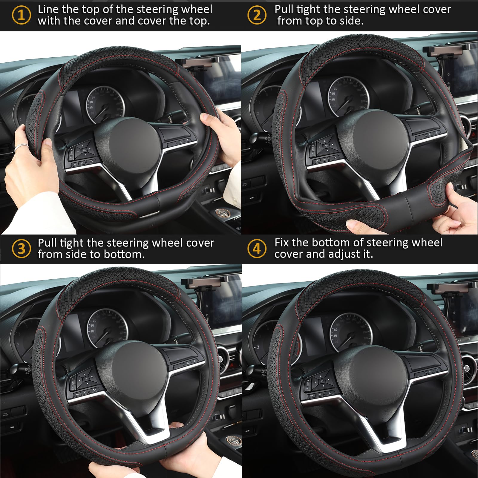 West Llama lifestyle dashboard shot showing aesthetic upgrade and protection benefit