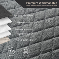 West Llama rear bench cover full view demonstrating coverage and style