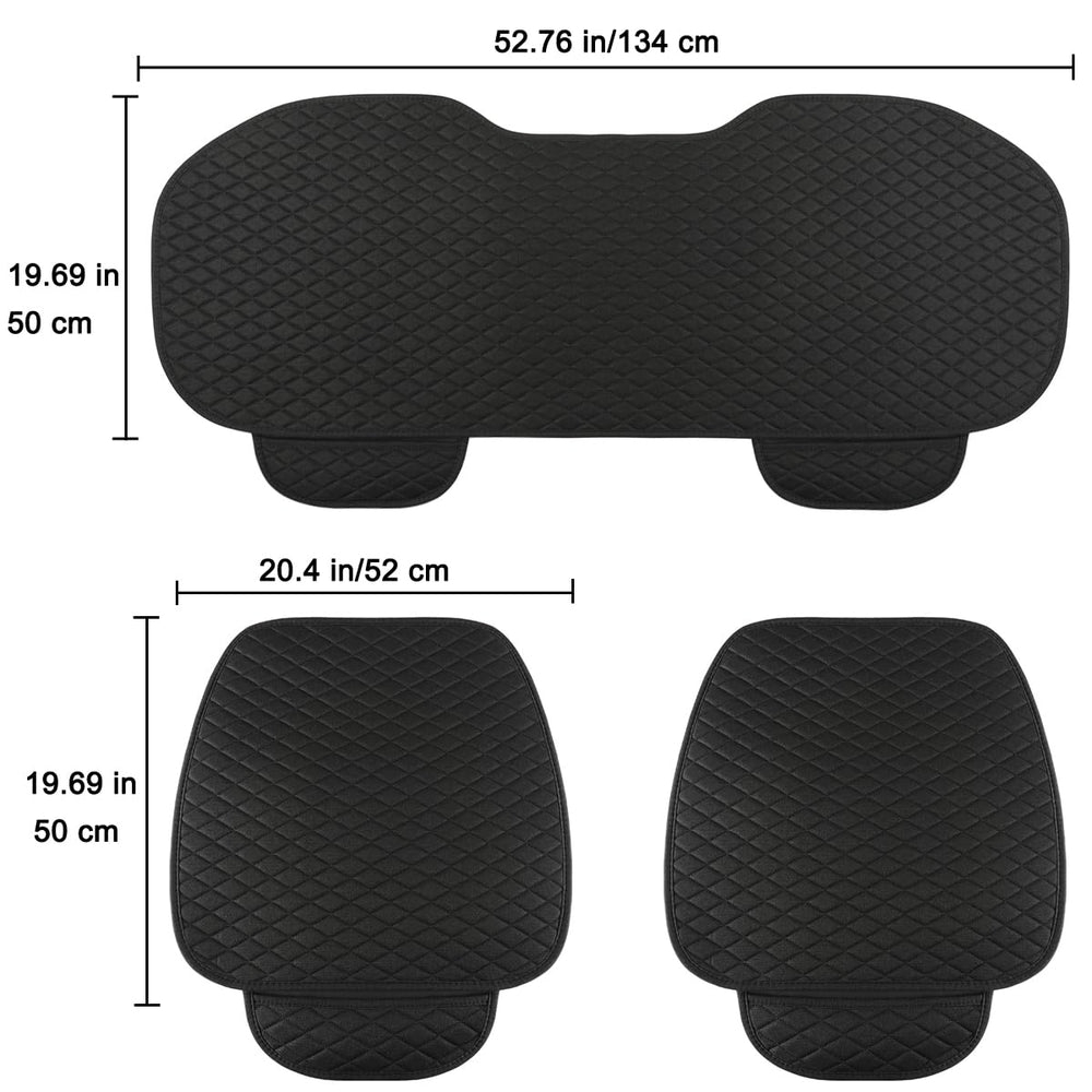West Llama side profile shows compact sideless fit on car seat