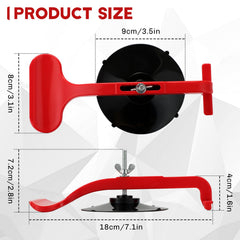 weyleity close-up of suction cup rubber demonstrating strong vacuum grip for secure adhesion on glass