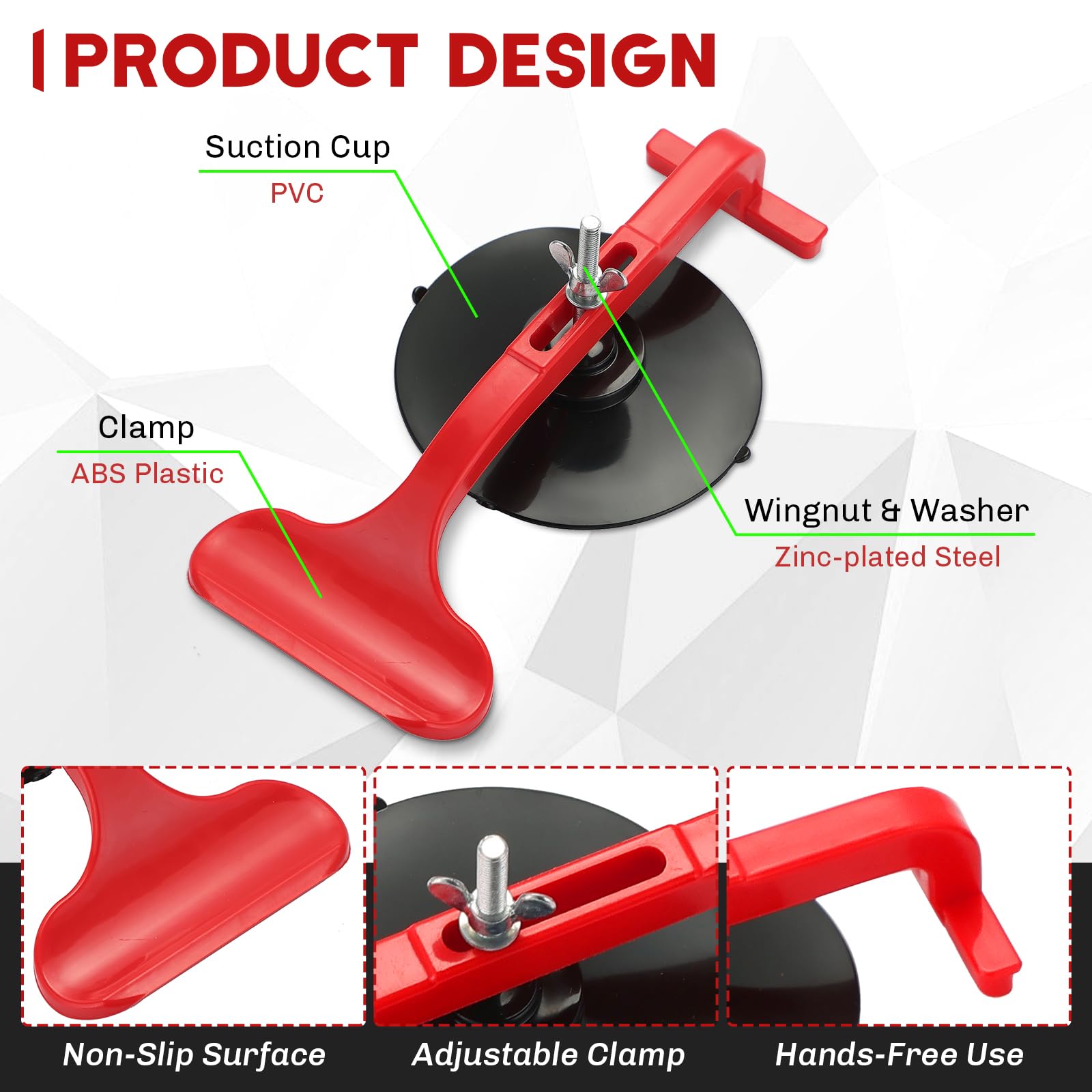 weyleity detail of locking handle and adjustment screw showing precise pressure control and stable hold