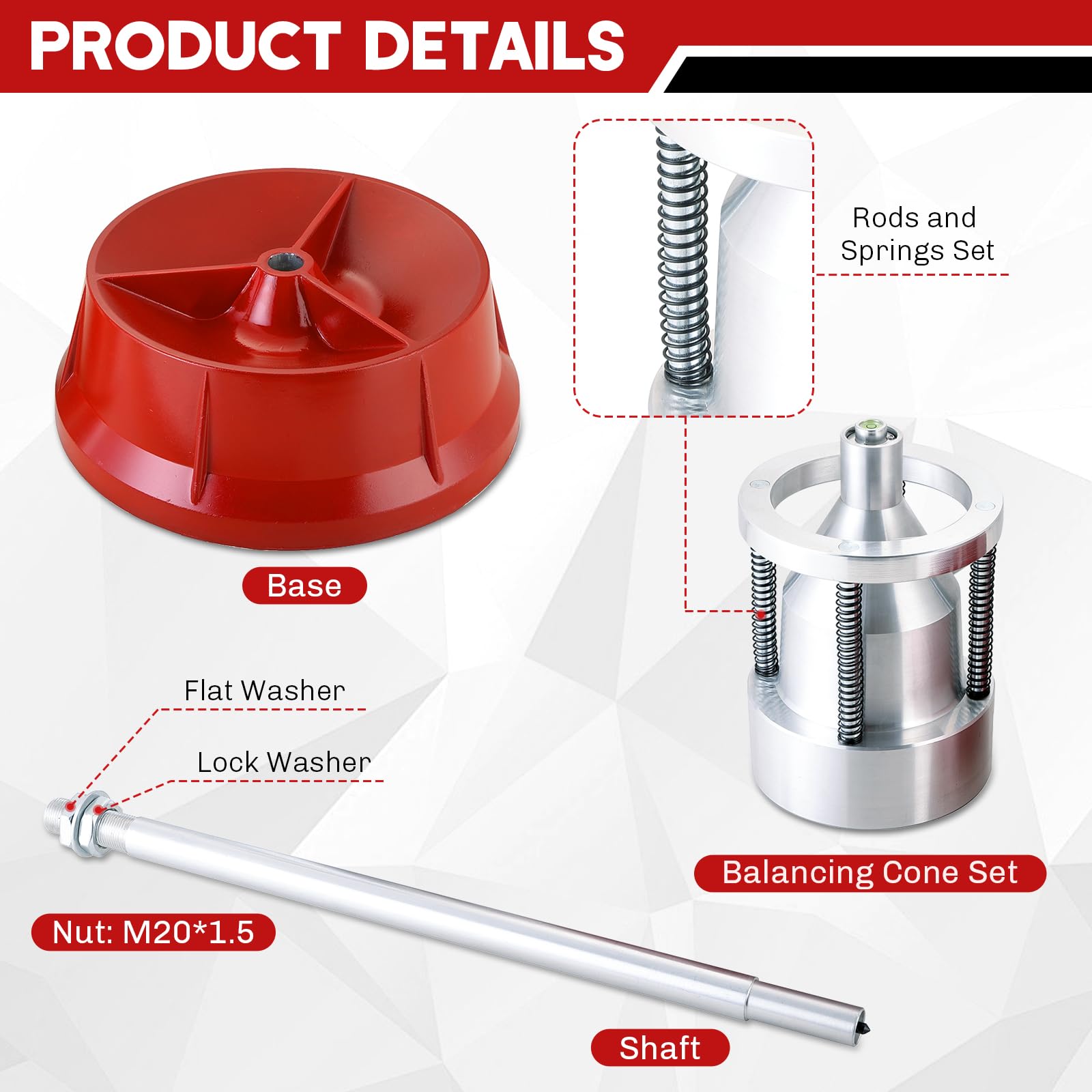 weyleity hub adapters detail displaying interchangeable fittings for different wheel bores