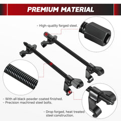 weyleity detail of threaded rod demonstrating smooth, precise adjustment