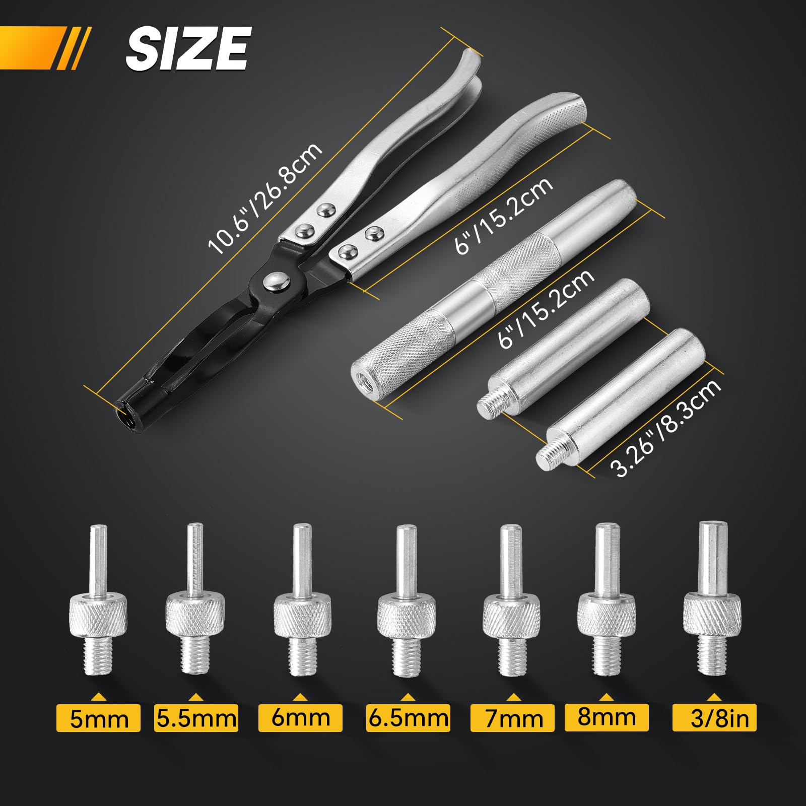 weyleity valve pliers serrated jaws gripping valve component for secure removal