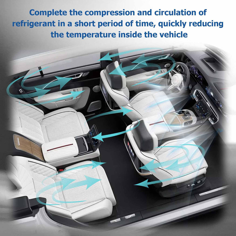 WFLNHB compressor label with part numbers for accurate fitment verification