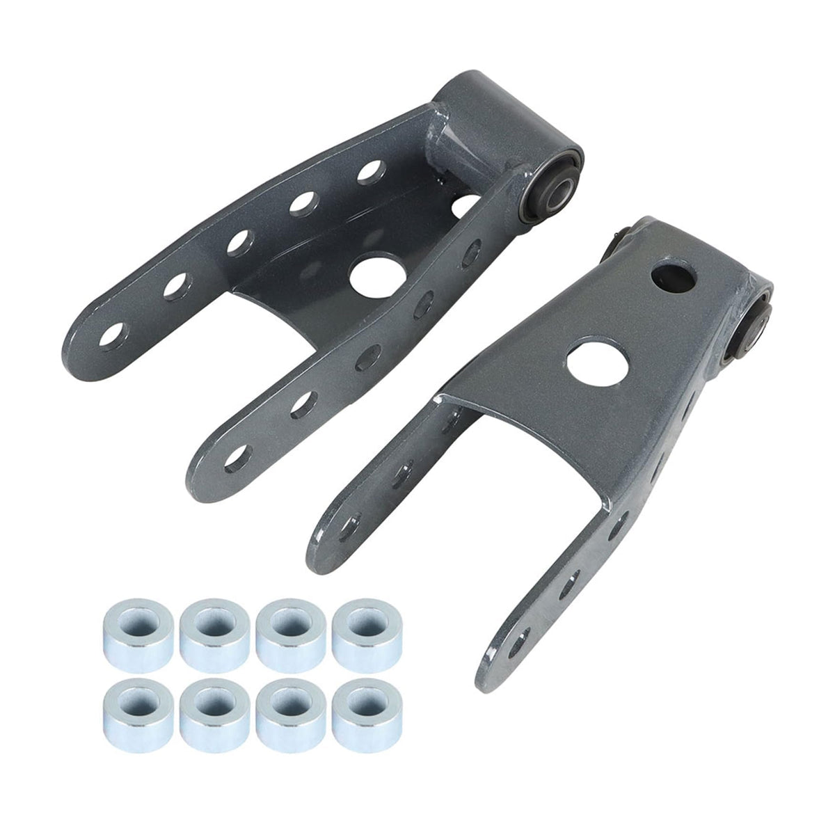 WFLNHB front view of shackles showing solid steel strength and fit