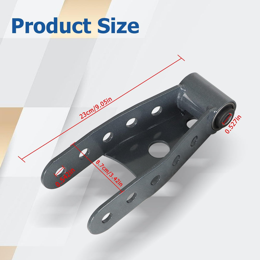 WFLNHB shackle next to ruler showing scale and precise CNC form
