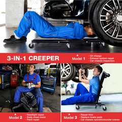 WheelX folded storage position compact for easy transport and shelf saving