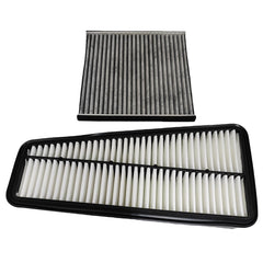 WHEELZEN engine filter close-up pleats capturing dust for improved airflow