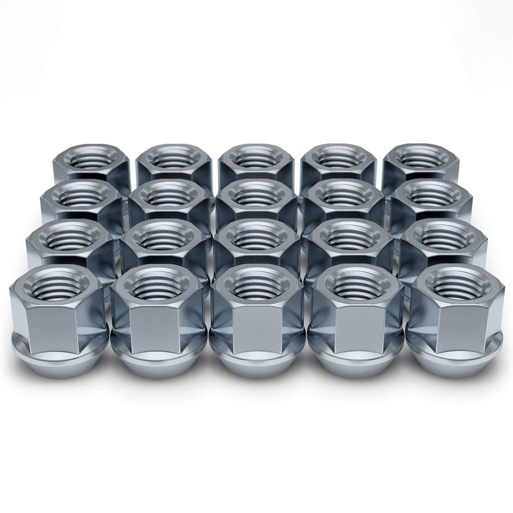White Knight front packaging display showing 20 lug nuts and brand