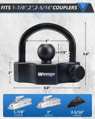 Widesco close-up of tubular lock cylinder highlighting anti-tamper technology benefit