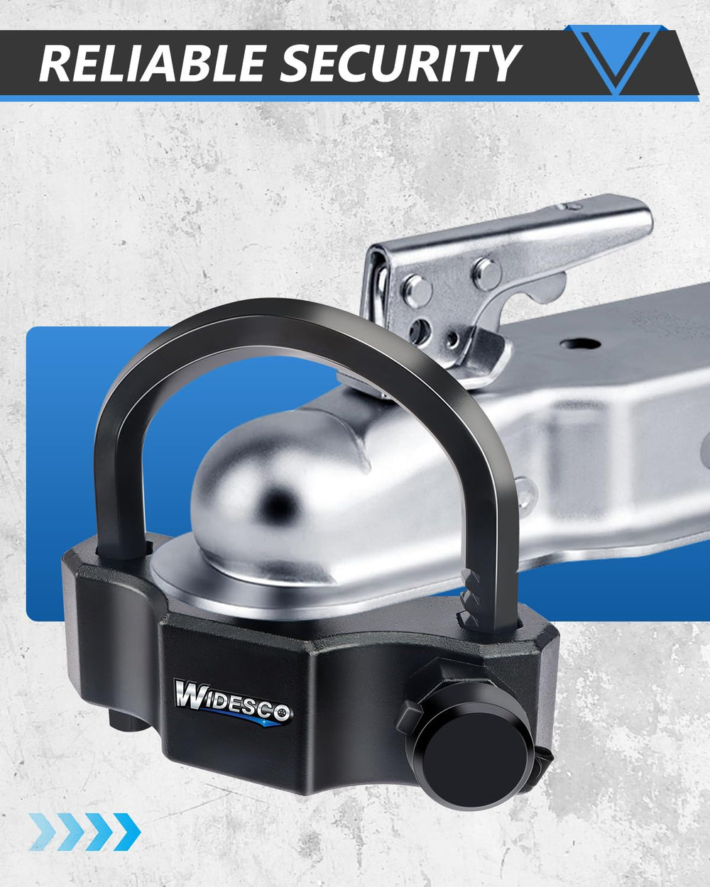 Widesco weatherproof rubber cap detail protecting keyway from moisture and debris