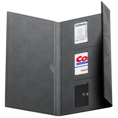 Wigoo front closed holder in black showing compact protection