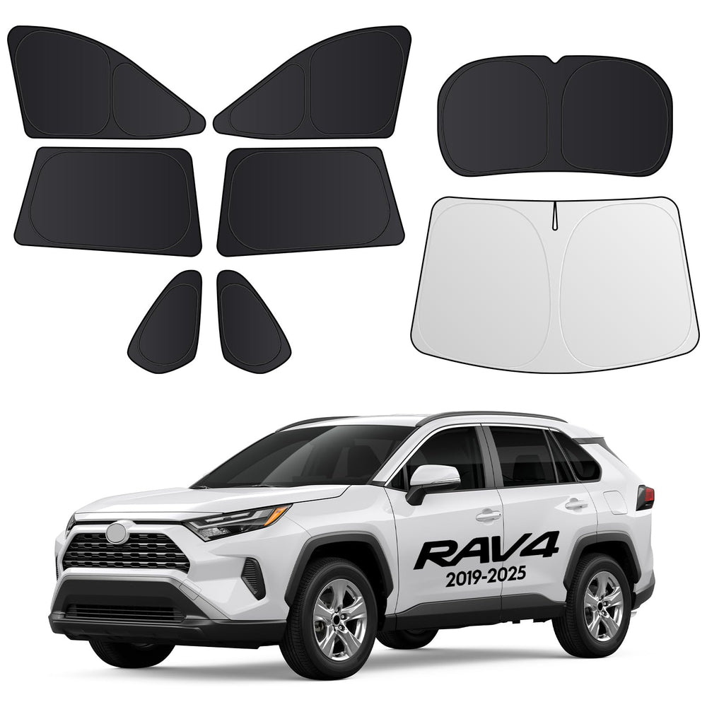 Wigoo front windshield shade installed showing heat reduction benefit