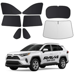 Wigoo front windshield shade installed showing heat reduction benefit