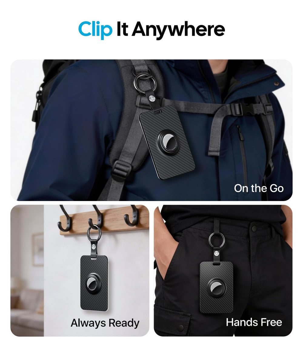 Wigoo holder clipped to a bag illustrating convenient everyday carry