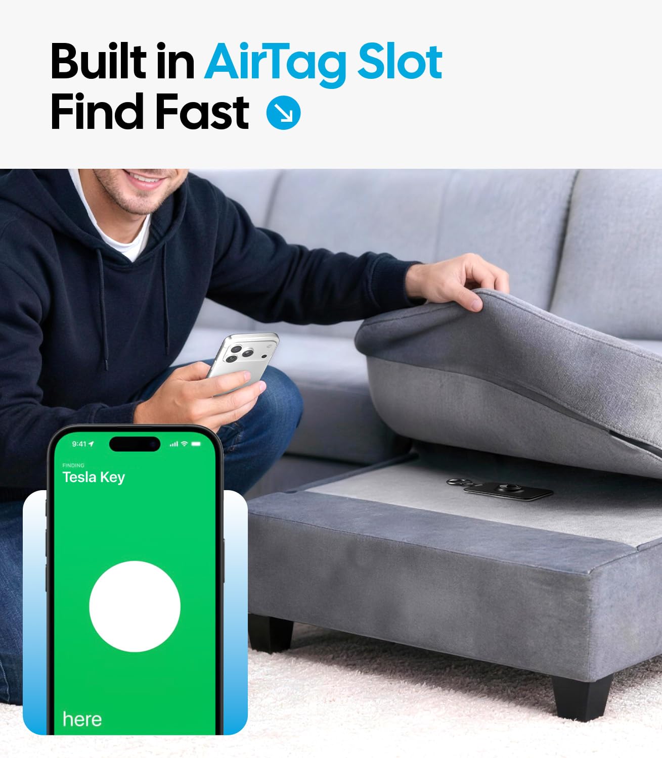 Wigoo metal carabiner and snap demonstrating durable attachment hardware