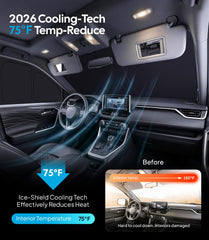 Wigoo rear door panel detail demonstrating darker fabric for privacy