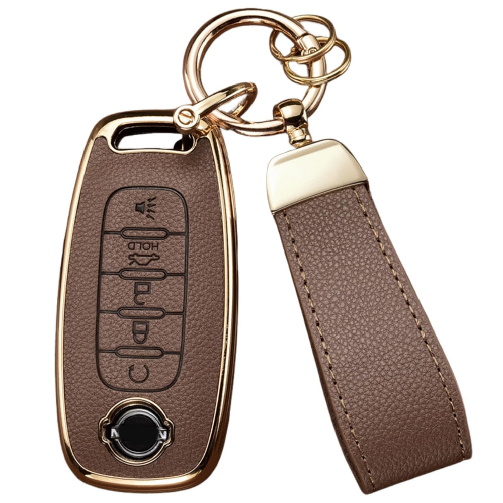 WiiLemz front view showing key fob cover on Nissan smart key, enhances protection