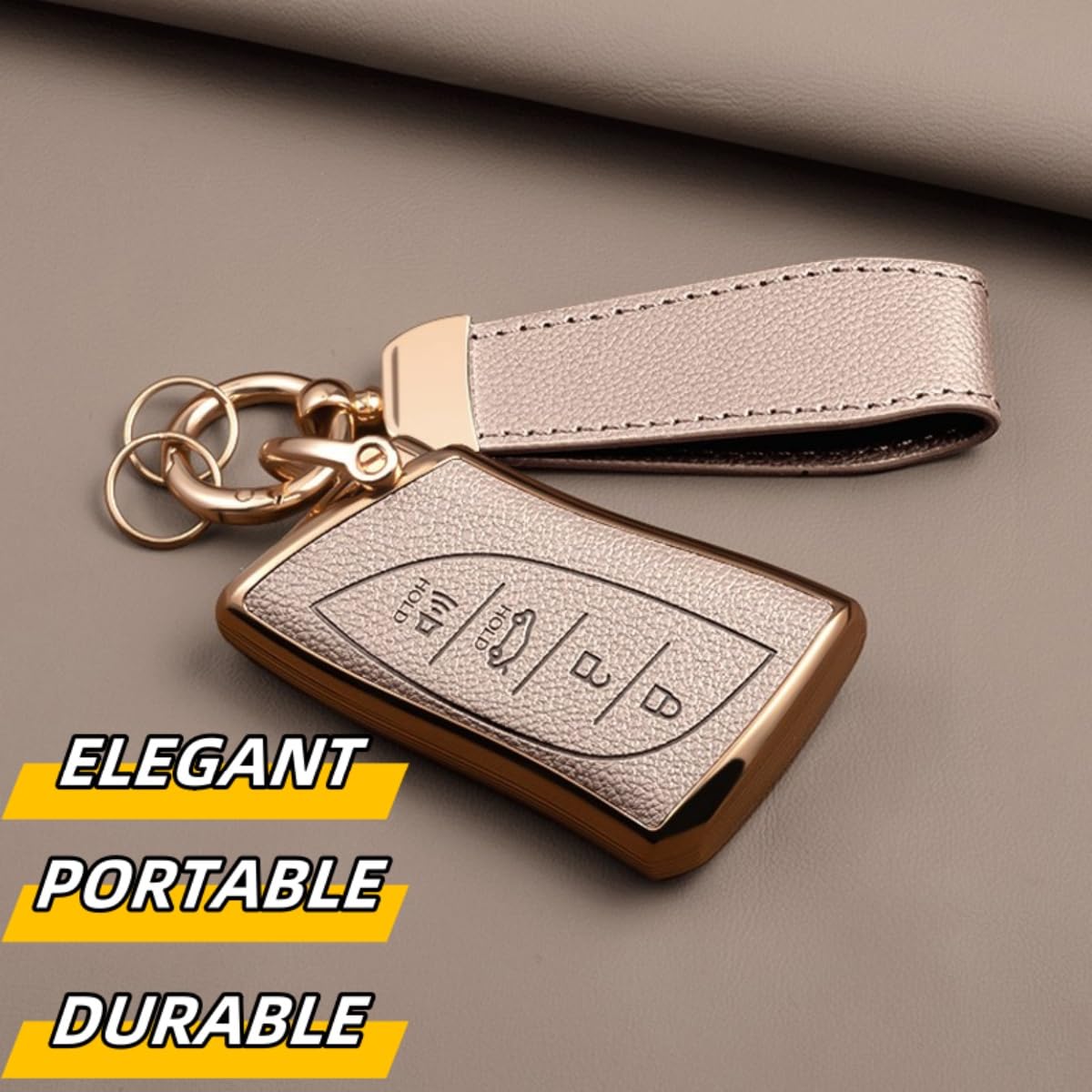 WiiLemz key cover in hand demonstrating compact scale and comfort