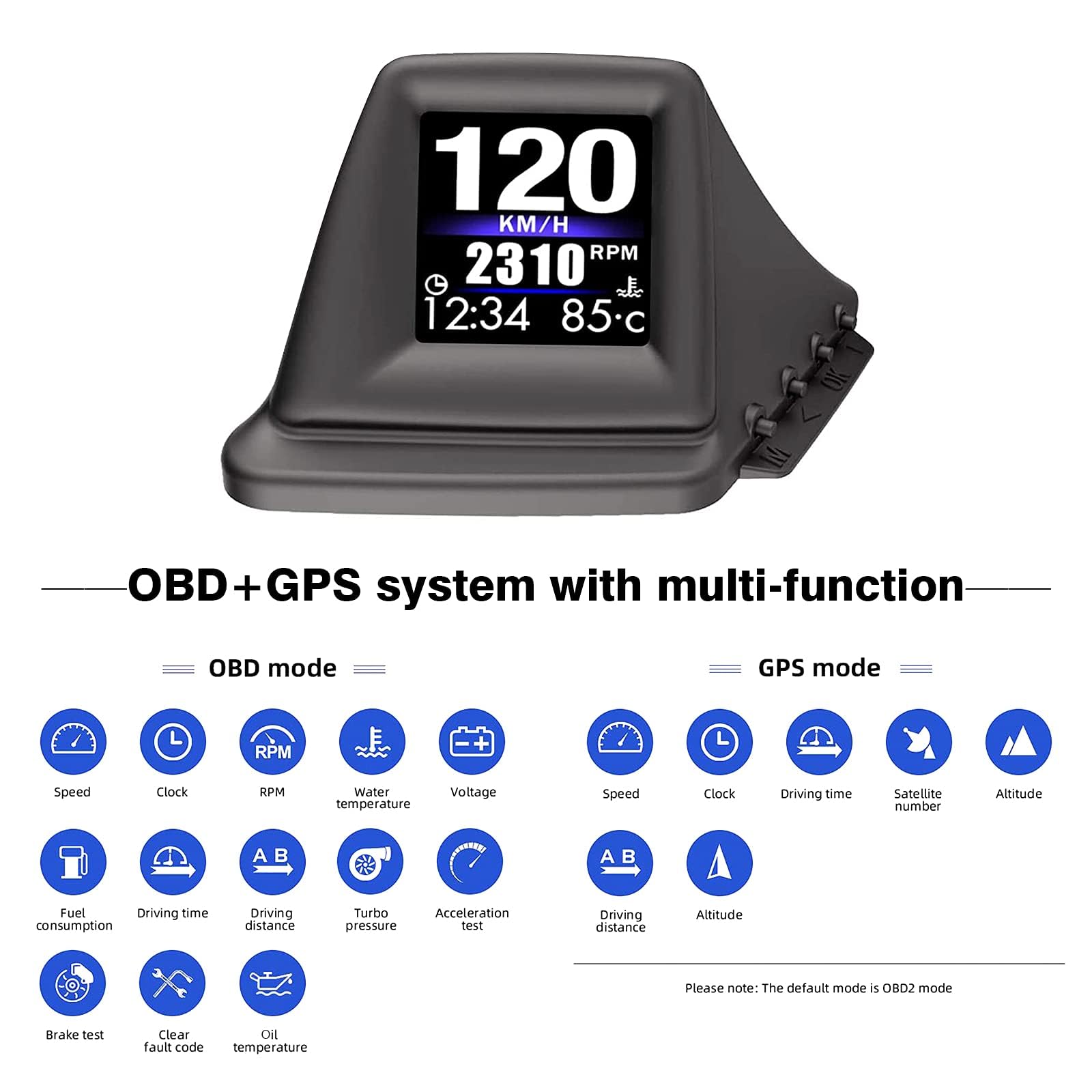 wiiyii OBD2 cable and USB power connection for quick plug-and-play setup