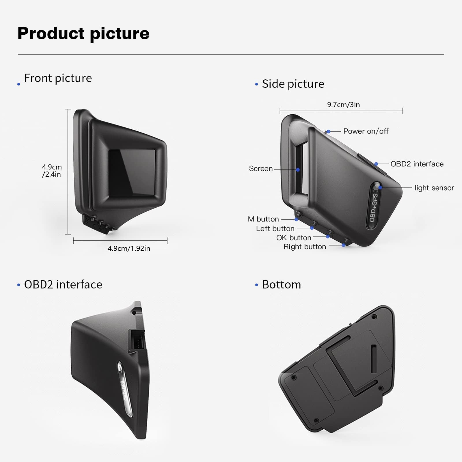 wiiyii beside smartphone showing compact size and easy storage advantage
