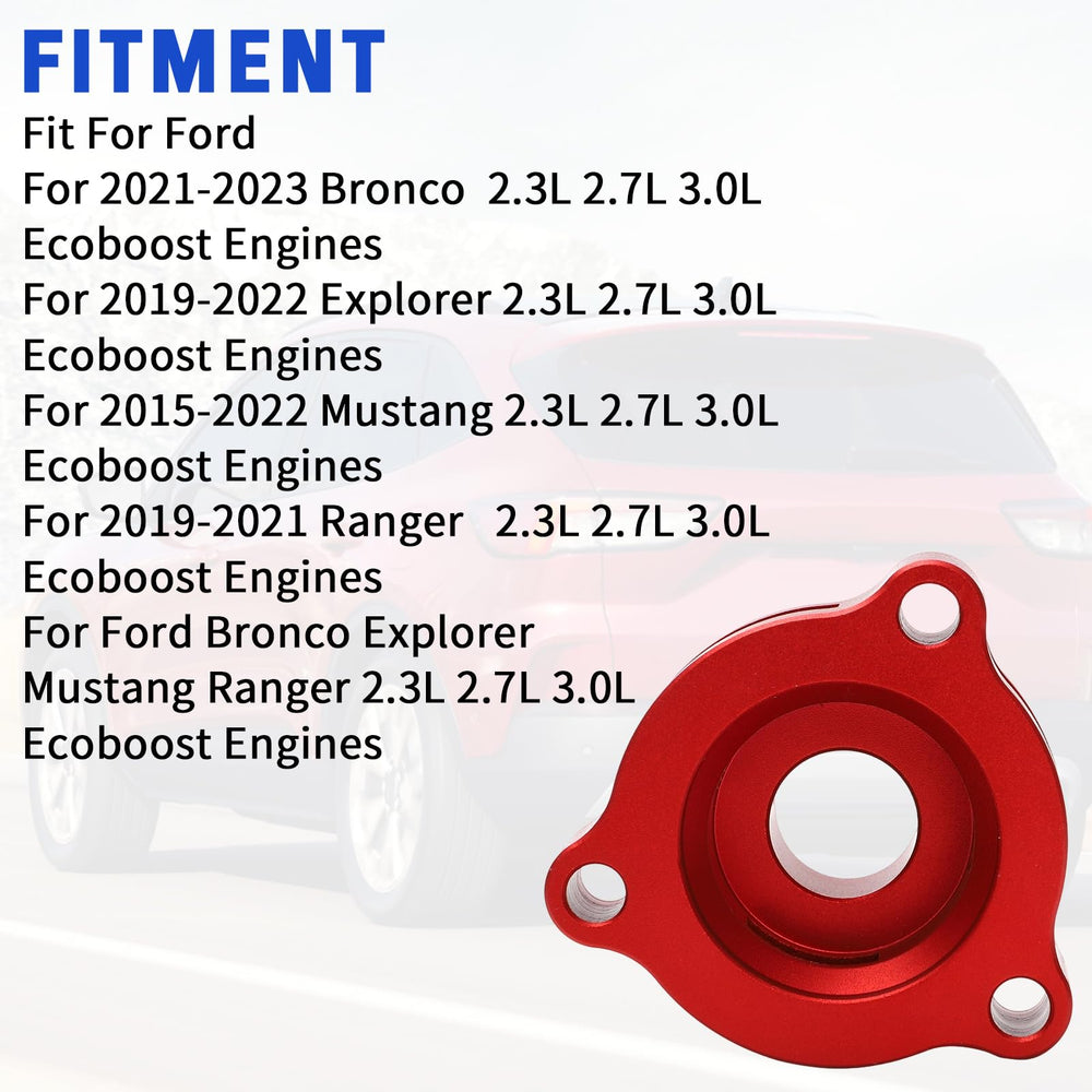 WIKIBB adapter installed on Ford engine demonstrating bolt-on convenience
