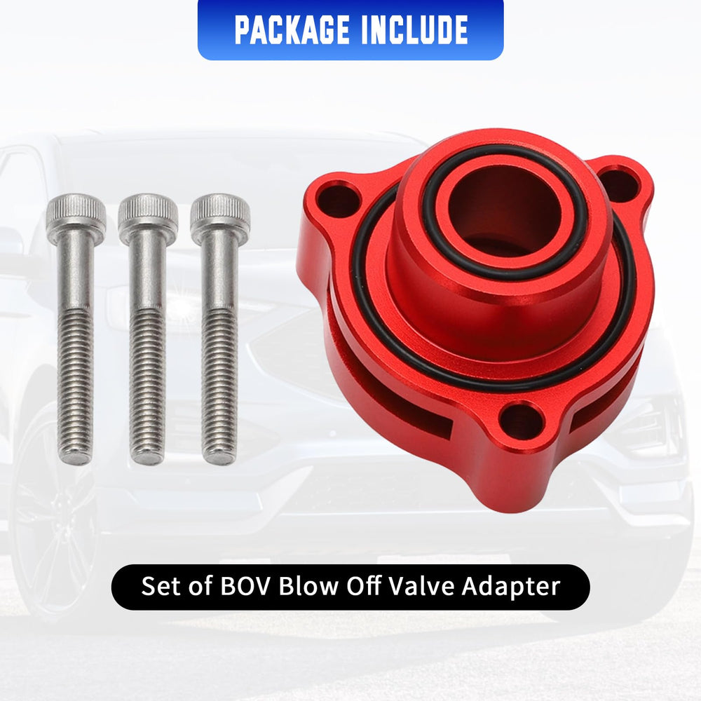 WIKIBB adapter on vehicle in garage illustrating easy aftermarket BOV fitment