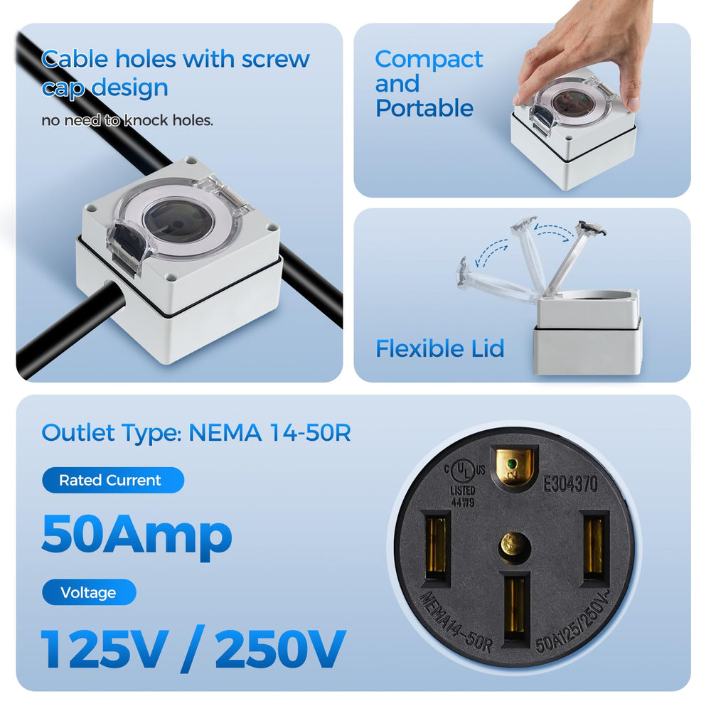 WILAWELS image of cable entry top and bottom showing easy-access wiring options for quick installation